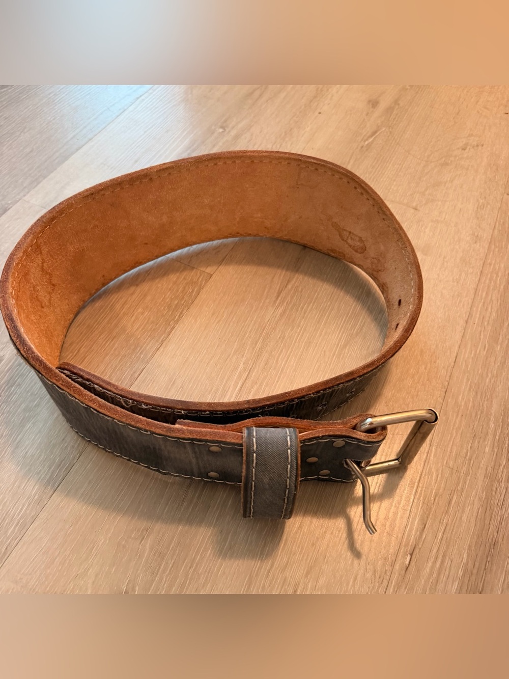 Custom Pioneer Fit (General Leathercraft) 4" Leather Weightlifting Belt (Large)